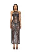 Lovewave X Bridget The Coco Maxi Dress In 黑色