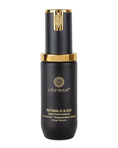 Lovinah Unisex 1.4oz Retinal-c & Egf Retinal Serum In Black