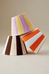 Loving String Empire Woven Cotton Lamp Shade In Multi