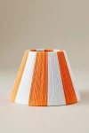 Loving String Empire Woven Cotton Lamp Shade In Multi