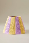 Loving String Empire Woven Cotton Lamp Shade In Multi