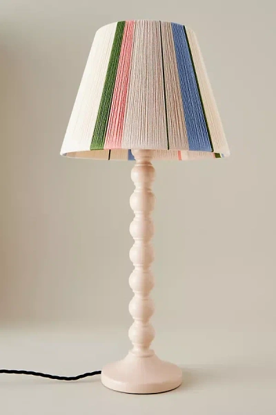 Loving String Empire Woven Cotton Lamp Shade In Multi