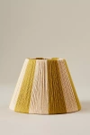 Loving String Empire Woven Cotton Lamp Shade In Brown