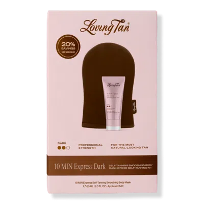 Loving Tan 10 Min Express Dark Self-tanning Smoothing Body Mask 2 Piece Kit