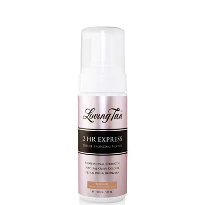 Loving Tan 2 Hour Express Mousse- Medium 120ml In White