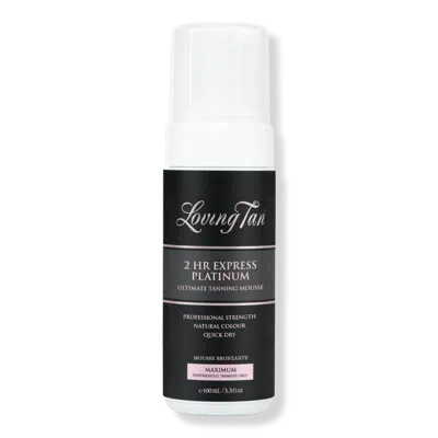 Loving Tan Platinum 2 Hr Express Self Tanning Mousse - 3.3 oz
