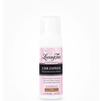Loving Tan 2 Hr Express Mousse - Dark Rose 120ml In White