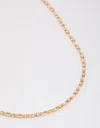 Lovisa - Gold Plated Cubic Zirconia Round & Baguette Tennis Necklace