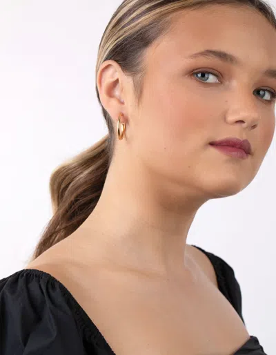 Lovisa - Gold Plated Sterling Silver 25mm Hoop Earrings