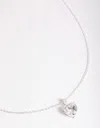 Lovisa 925 Sterling Silver Cubic Zirconia Heart Necklace