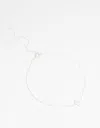 Lovisa 925 Sterling Silver Cubic Zirconia Micro Flower Bracelet