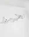 Lovisa 925 Sterling Silver Cubic Zirconia Star Crawler Earrings