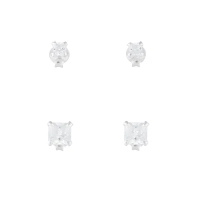 Lovisa 925 Sterling Silver Square Cubic Zirconia Studs