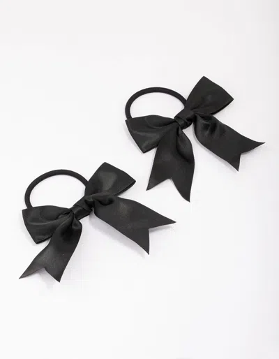 Lovisa Black Bow Hair Tie Pack