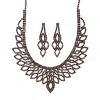Lovisa Black Diamante Gold Cup Chain Jewellery Set In Black