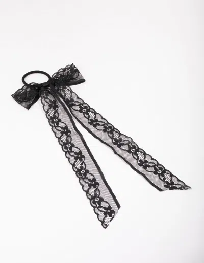 Lovisa Black Lace Bow Hair Tie