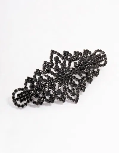 Lovisa Black Ornate Diamante Hair Clip