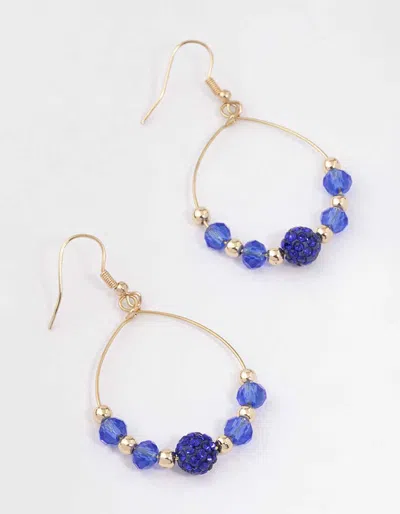 Lovisa Blue Bead Fireball Teardrop Earrings
