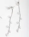 Lovisa Cubic Zirconia Floral String Earrings In Multi