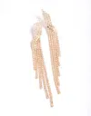Lovisa Cubic Zirconia Strand Twist Drop Earrings In Multi