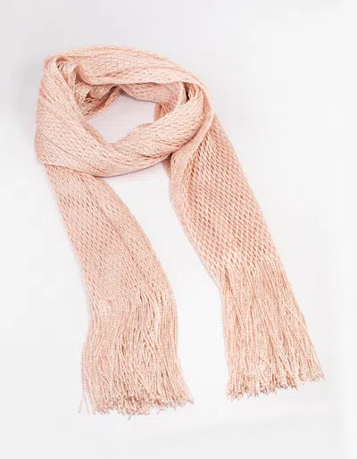 Lovisa Drape Fabric Necklace Scarf In Pink