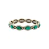 Lovisa Emerald Marquise Diamante Stretch Bracelet In Multi