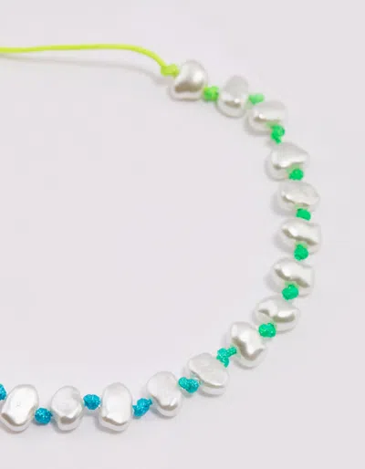 Lovisa Fabric Multi Cluster Mini Pearl Bracelet