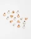 Lovisa Gold & Silver Mixed Earring Backing Kit In Multi