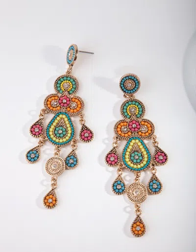 Lovisa Gold Bug Seed Bead Set Earrings