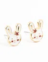 Lovisa Gold Bunny Stud Earrings In Multi