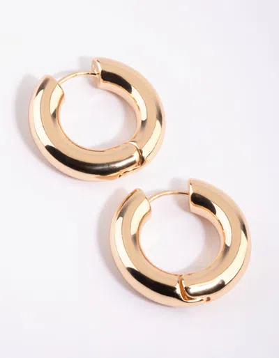 Lovisa Gold Chunky Huggie Hoop Earrings