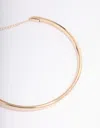Lovisa Gold Clean Choker Necklace In Gold