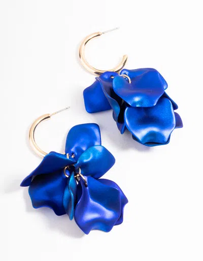Lovisa Gold Coated Petal Huggie Earrings