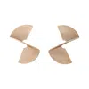 Lovisa Gold Corrugated Swirl Statement Stud In Gold