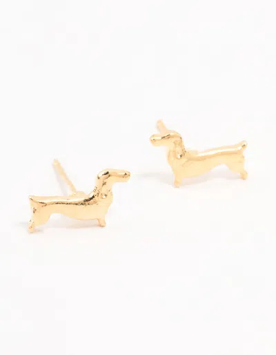 Lovisa Gold Dachshund Stud Earrings