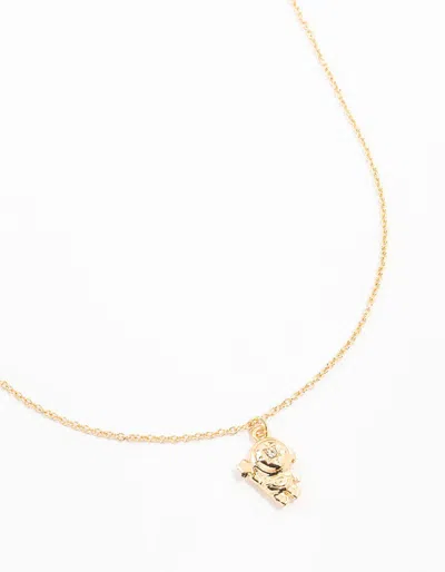 Lovisa Gold Diamante Astronaut Necklace