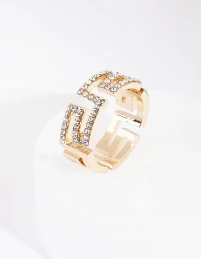 Lovisa Gold Diamante Egyptian Ring