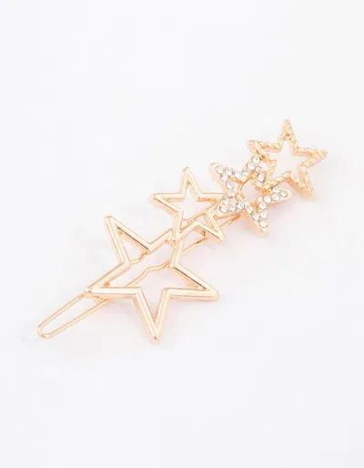 Lovisa Gold Diamante Star Hair Clip