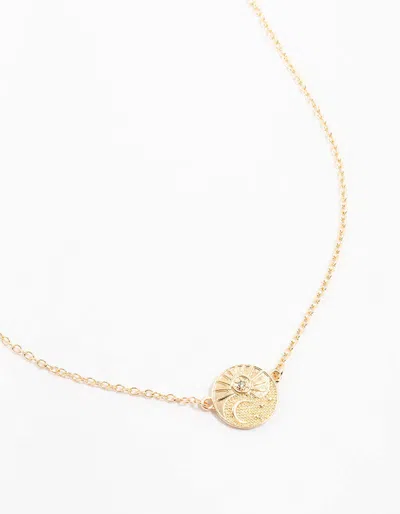 Lovisa Gold Diamante Yin & Yang Star Necklace
