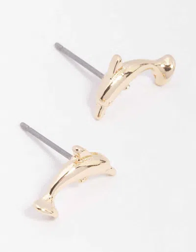 Lovisa Gold Dolphin Stud Earrings