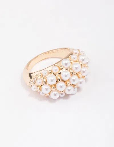 Lovisa Gold Domed Pearl Ring
