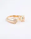 Lovisa Gold Double Cheetah Ring In Gold