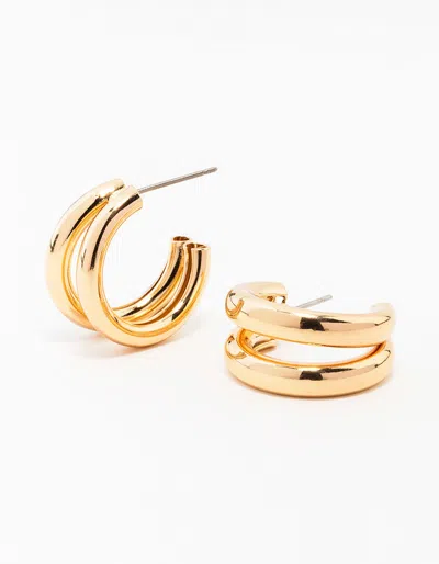 Lovisa Gold Double Hoop Earrings