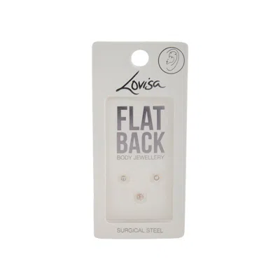 Lovisa Gold Flower Stud Flat Back Earring 3 Pack