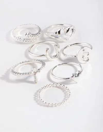 Lovisa Gold Garden 24-pack Rings In Multi