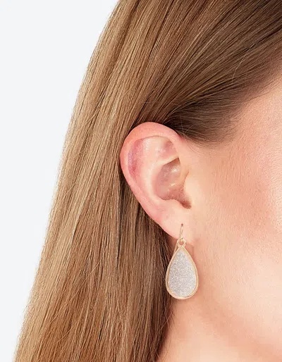 Lovisa Gold Glitter Tear Drop Earrings