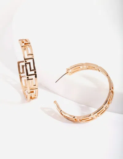 Lovisa Gold Grecian Hoop Earrings