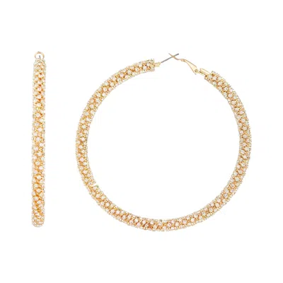 Lovisa Gold Large Diamante Cup Chain Hoop