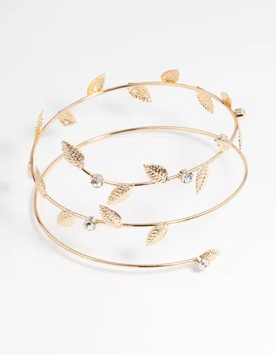 Lovisa Gold Leaf Wrapped Arm Cuff