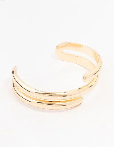 Lovisa Gold Metal Wrap Cuff Bracelet